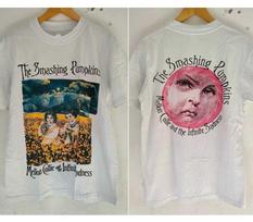 Rock Punk Band T Shirts The Smashing Pumpkins T Shirt Fashion Y2k Vintaget Streetwear Casual Loose Print Tops Fans Gift Unisex 4XL