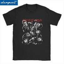 „System Of A Down“ marškinėliai Unisex Moteriški Amerikos sunkaus metalo vintažiniai medvilniniai marškinėliai trumpomis rankovėmis marškinėliai Grafiniai drabužiai Unisex S įvairiaspalvis