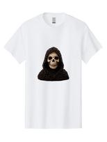 Diamond-Grim-Reaper-Skeleton Mens Graphic Tee, 100% Cotton, Casual Summer Wear S įvairiaspalvis