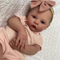 Lifelike Reborn Dolls Baby Girl Vinyl Body Realistic Newborn Doll Kids XMAS GIFT