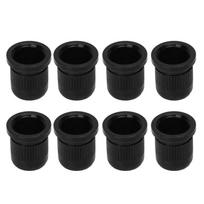8pcs Alloy Material Guitar String Ferrule Silver/Black Guitar String Through Body  Electric Guitar juoda