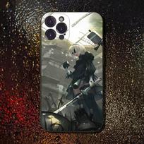 N-Nier 2B A-Automata Phone Case For iPhone 17,16,15,14,13,12,11 Plus,Pro Max,XS,X,XR,SE,Mini,8,7,Soft Silicone Black Cover iPhone12