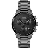 Hugo Boss Dapper 1513929 Chronograph Men's Watch 43 mm juoda