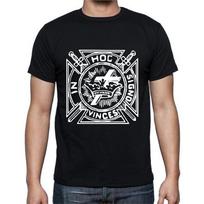 In Hoc Signo Vinces Catholic Cross Crown King Christ Jesus T Shirt Mens Womens Tees Top tee 3XL