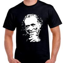 Charles Bukowski writer alcoholic drinker art T Shirt Mens Womens Tees Top Tee M