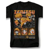 Agatsuma Zenitsu Demon Slayer Anime Tanjiro Kimetsu No Yaiba T-Shirt Mens Womens Tees Top Full Size 4XL