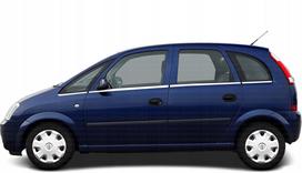 Opel Meriva A - Listwy Chrom Okienne Boczne Drzwi