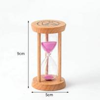 3 minučių medinis smėlio laikrodis mini darbalaukio dekoravimas smėlio laikrodis Kūrybiniai laikmačiai smėlio stiklas smėlio laikrodis virtuvė vaikams dovana rožinė
