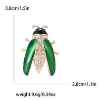Fashion Versatile Alloy Enamel Ladybug Brooch Personality Creative Men'S And Women'S Suit Cardigan Corsage Ornament Pin