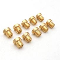 10 x M6 sriegio pagrindinio purkštuko rinkinys DellOrto karbiuratoriui 98 102 105 108 110 112