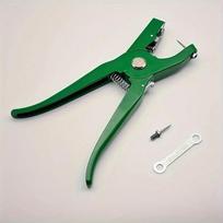 Ear Tag Pliers Livestock Animal Ear Tagging Gun Applicator For Sheep Goat Pig Cattle Rabbit Veterinary Marker Clamp Neddle žalia