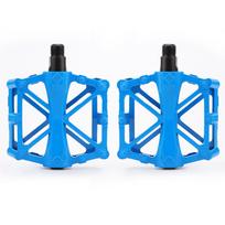 1 Pair Bicycle Pedal Aluminum Alloy Quick Release Ball Bearing Pedal Footrests Cycling Equipment blue #1