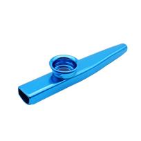 Metal Kazoo Portable Mouth Flute Woodwind Instrument for Kids Children Beginner Music Lovers Gift Musical Instrument mėlyna