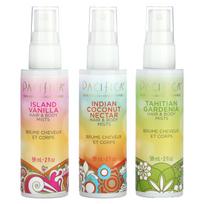 Pacifica, Plaukų ir kūno dulksna, Wanderlust, 3 pakuotės, 2 fl oz (59 ml) kiekviena