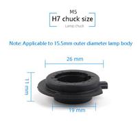 Car LED Headlight Bulb Base Adapter Socket Holder H1 H4 H7 H11 9005 9006 9012 High Temperature Resistance Automobile Lamp Chuck A3