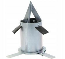Zawór Spustowy Do Worków Big-Bag 255 Mm Otwór 109 Mm Ocynkowany Ak18-091