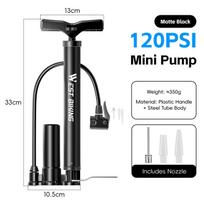 WEST BIKING 120Psi Bicycle Pump Portable Air Inflator MTB Road Bike Pump AV FV Schrader Presta Valve Pump Cycling Accessories juoda