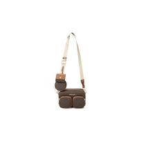 MICHAEL KORS crossbody bag Jet Set Item Gold Label Letter Logo Classic Printed Zipper Closure Hardware Buckle Artificial Leather Letter Camera auksas