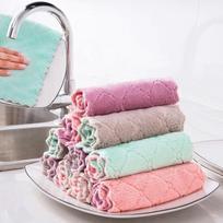 10 pcs Microfiber Dish Cloths – Double-Sided Dishwashing Towels and Multi-Purpose Kitchen Cleaning Rags 10pcs