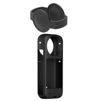 Silicone Cover Case Fit for Insta360 X3 Panoramic Action Camera Protector Sleeve Cover for Insta 360 X3 Anti-scratch Accessories Silicone Cover