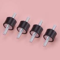 4Pcs M6x18 20x15mm Rubber Buffer Holder Bearing Bracket Anti Vibration Isolator Damper Silentblock Silent Block For Motor China Mainland