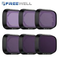 Freewell Professional Drone 6 pieces/set ND Filters for DJI Mini 3/Mini 3 Pro ND4/8/16/32/64/ND1000 Drones Filter Accessories