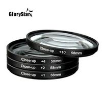 Macro Close Up Lens Filter +1+2+4+10 Filter Kit 46mm 49mm 52mm 55mm 58mm 62mm 67mm 72mm 77mm 82mm For Canon Nikon Sony Cameras 37mm