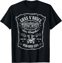 Official Guns N' Roses Paradise Label T-Shirt S įvairiaspalvis