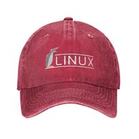 Linux Operating System Tux Penguin Casual Baseball Cap Summer  Trucker Hat Sun Visor Hiking Cap FeUnisex Unisex Vintage Baseball Cap One Size
