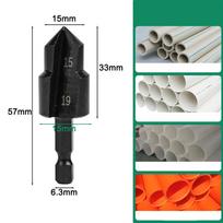 1/3pcs PPR Lifti Drill Bit Set 22/25/32mm Stepped Drill Bit For Water PVC Pipe Expander Connector Elbow Tee Plumber Tool