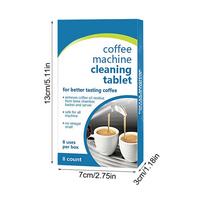Coffee Machine Cleaning Tablet 8 Count Coffee Maker Pot Descaling Cleaning Tabs All-Purpose Cleaner Kitchen Accessories B