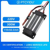 220V 300W Incubator heater Insulation-Thermostatic PTC ceramic air heater Electric heater heating element 66A2 110*50mm