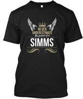 Simms Never Underestimate Heather Tee Marškinėliai Pagaminta JAV Dydis S Iki 5XL Unisex Marškinėliai S įvairiaspalvis