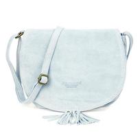 Women's Italian Leather Horseshoe Messenger Bag