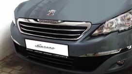 Peugeot 308 II Chromuotos Juostelės Ant Grotelių Lipdukai Tuning