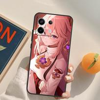 Genshin Impact Yae MIko Funda For Xiaomi Redmi Note 14 Pro 9 10 11 12 13 Pro 10S 11S 12S Redmi 10C 12C 13C 14C Case Redmi Note 12S