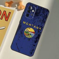 Distressed Montana Flag For Samsung Galaxy A15 A55 A35 A53 A33 A13 A36 A56 A26 A16 A22 A32 A52 A54 A34 A05 A06 Case Samsung A32 5G