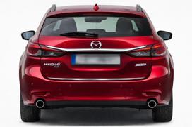 Mazda 6 III Universalas 2012+ Chromuota juostelė ant bagažinės dangčio