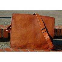 13  Bag Leather Vintage Men Messenger Shoulder Satchel School Laptop New 10X13X5 ruda