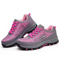 High-Quality Safety Shoes For Women Anti Smashing Anti Piercing Work Shoes Breathable Indestructible Shoes Security Boots Women 35