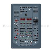 Airbus A380 Overhead Panel Metal Plaque Wall Decor Living Room Bar Designs Cinema Tin Sign Poster 20x30cm（7.8x11.8inch）