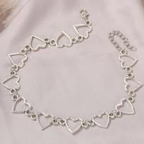 Hot-selling alloy necklace, European and American creative simple women's love necklace supply sidabras