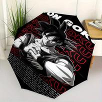 Muscle Son Goku Automatic Opening and Closing Cartoon UmbrellaPortable 3 Fold Small Umbrella for Men and Women.C054