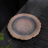 Kung Fu tea set accessories creative ancient burning master cup personal cup cup holder coarse pottery tea cup pad Refer to the details page