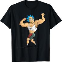 Mademark x Rick and Morty - Rick and Morty Shirt Rick's Gym T-Shirt T-Shirt S įvairiaspalvis