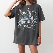 Elsa Frozen Shirt   Womens Pure Cotton Tshirt Summer New Casual Fashion Unisexs and Womens Extra Large Couple Clothing S