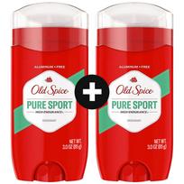 Old Spice High Endurance Pure Sport Deodorant Stick Long-Lasting Fresh Protection 85g x 2