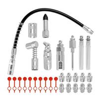 Industrial Grease Adapter Nozzle Couplers Set for Hard Reach Areas Efficient Lubrication Mechanical Fittings Repair Shop 1