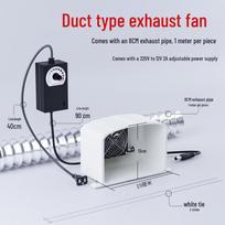 Compact Desktop Soldering Fume Extractor and Dust Ventilation System