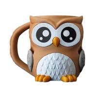 Ice Cream Pint Holder 3D Printing Owl Ice Cream Pint Containers Reusable Ice Cream Tub Novelty Dessert Container A Owl